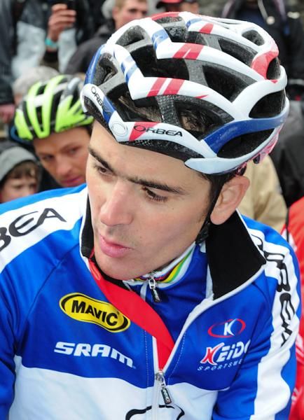 Frenchman Julien Absalon (Orbea) at the start