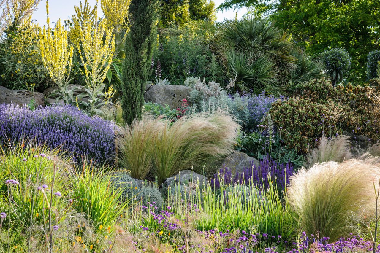 Landscaping with flowers 