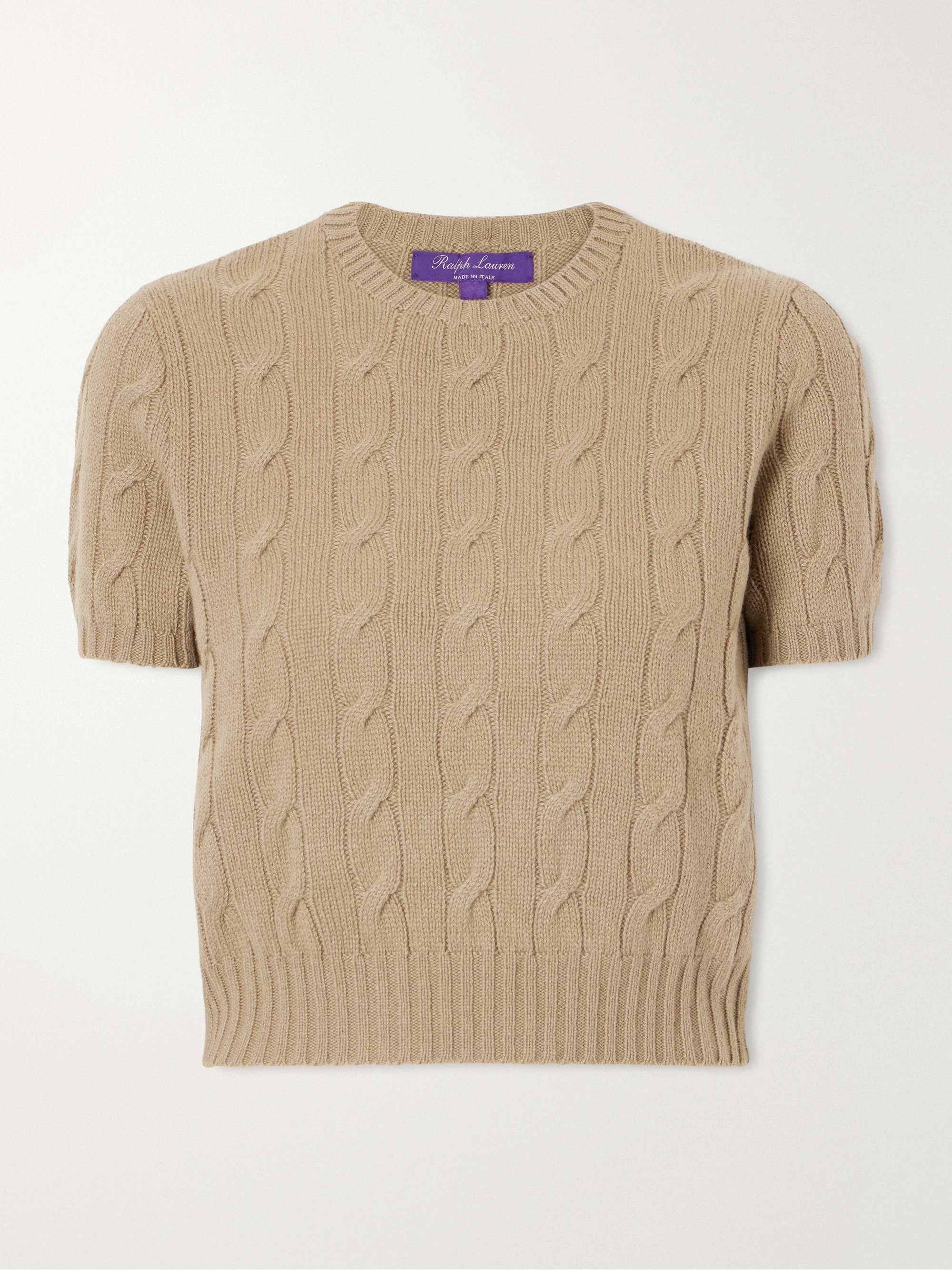Cable-Knit Cashmere Sweater