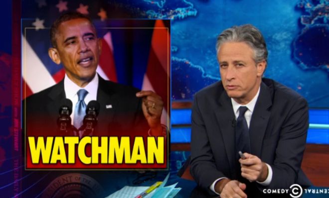 Jon Stewart rolls his eyes