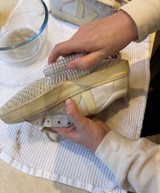 How to clean canvas sneakers