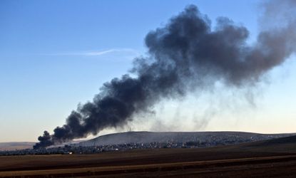 Airtstrike in Kobani