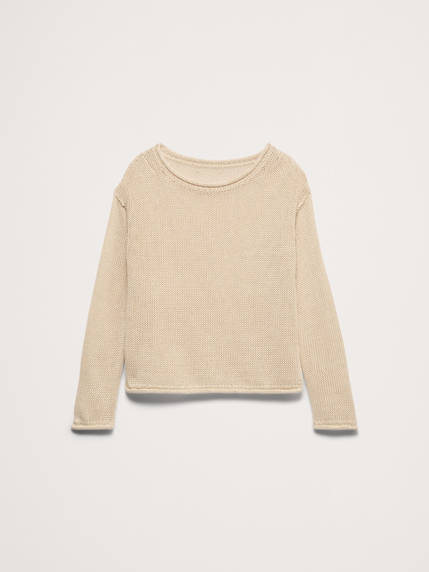 Banana Republic Heirloom Linen Boatneck Sweater