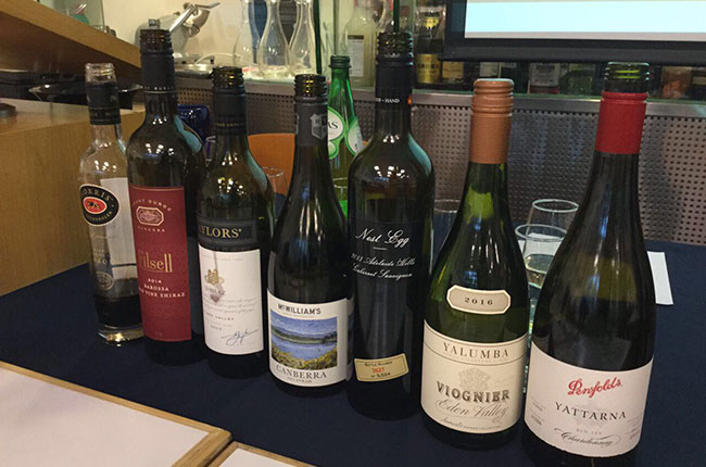 Macau-Masterclass---Wines-lined-up