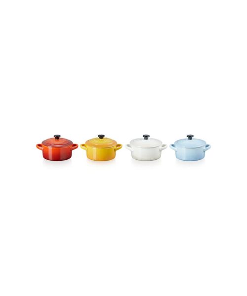 Mini Round Cocottes, Set of 4