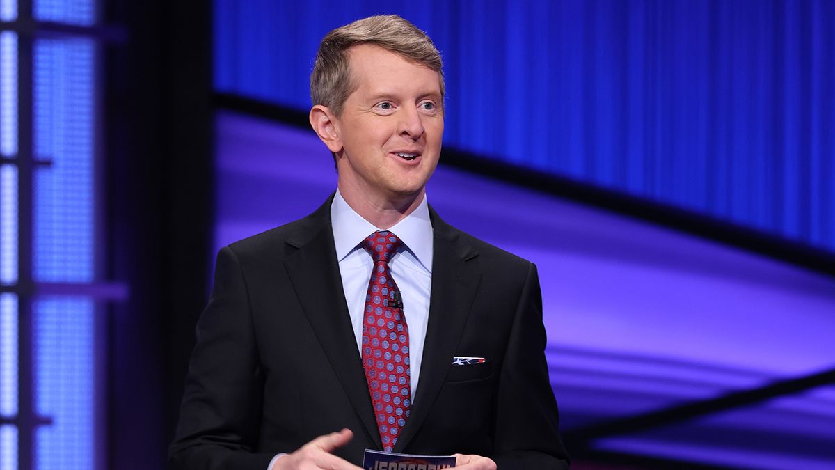 Ken Jennings hosting &#039;Jeopardy!&#039;