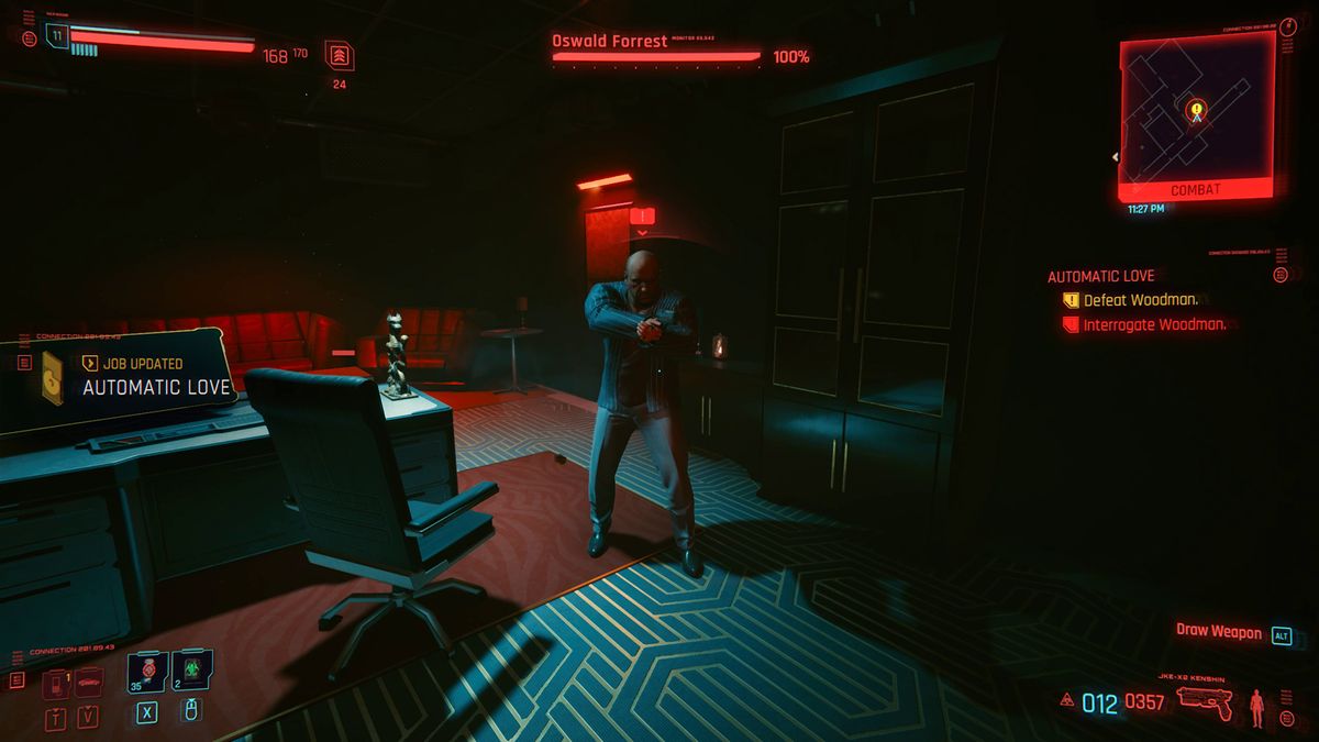 Cyberpunk 2077 Woodman choice