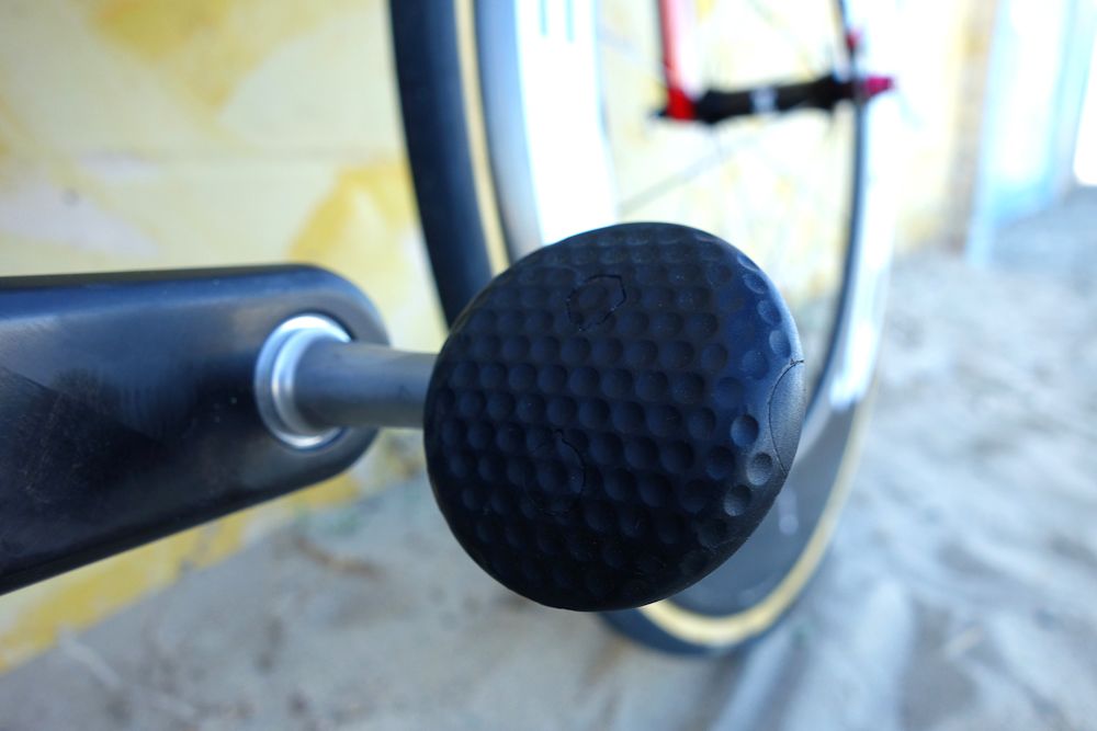 McNulty's uses the Speedplay Zero Aero pedals to hook up to his bike.