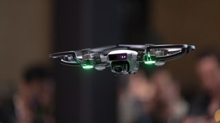 DJI's latest drone, the Spark, weighs just 300g, and is designed to be as safe as possible, with built-in no-fly zones over dangerous or busy areas