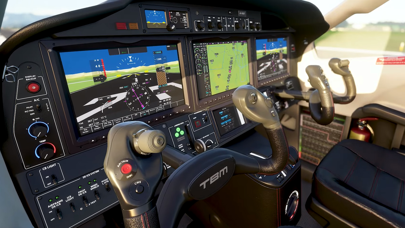 Full Flight Simulator Cockpit