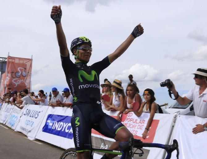 Nairo Quintana (Movistar) wins stage 4 of the Tour de San Luis