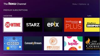 The Roku Channel premium subscriptions
