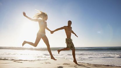 couple on beach