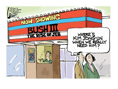 Political cartoon 2016 U.S. Bush