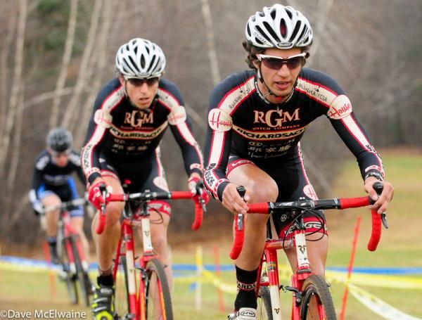 Dan Chabanov leading his RGM team-mate Josh Dillion