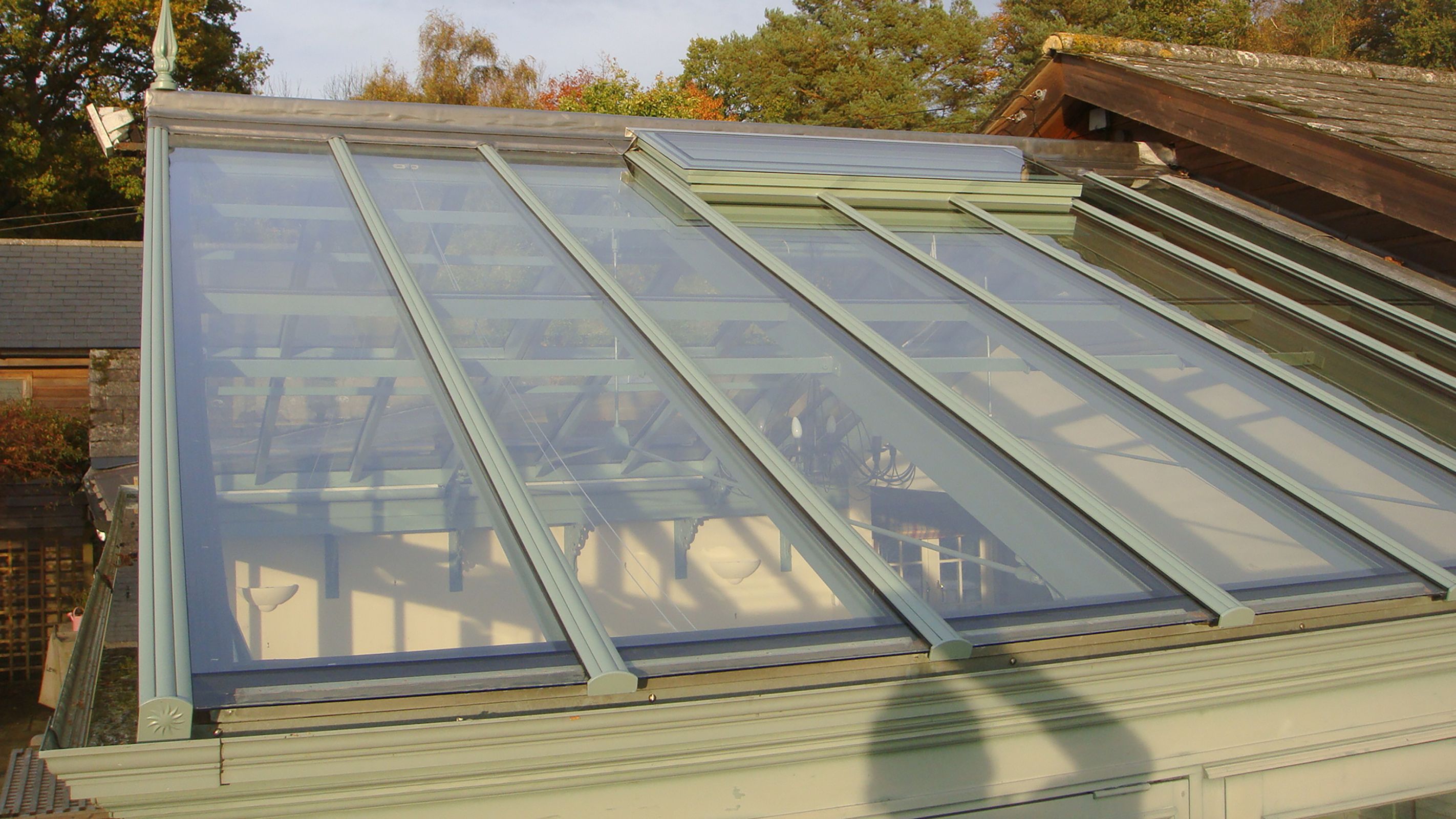 repaired conservatory roof 