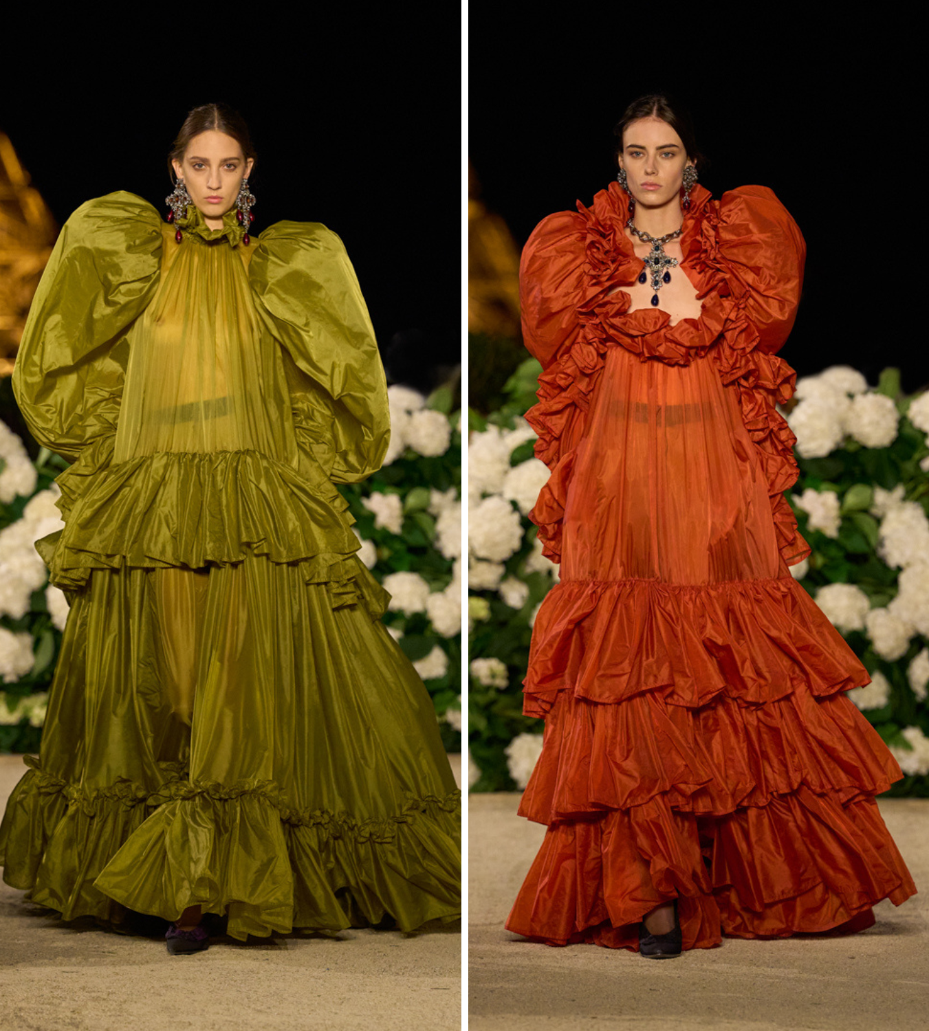 Saint Laurent Spring/Summer 26 runway dresses