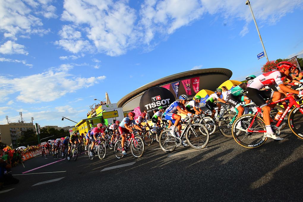The Tour de Pologne peloton