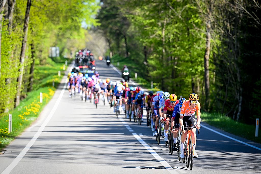 Laurens De Plus of INEOS Grenadiers pictured in action during the men elite race of the Liege-Bastogne-Liege