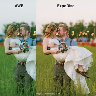 An example of ExoDisc correction compared to Auto White Balance