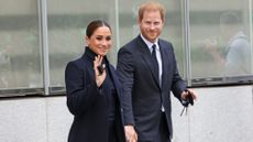 Meghan and Harry just made their first public appearance since the arrival of baby Lilibet