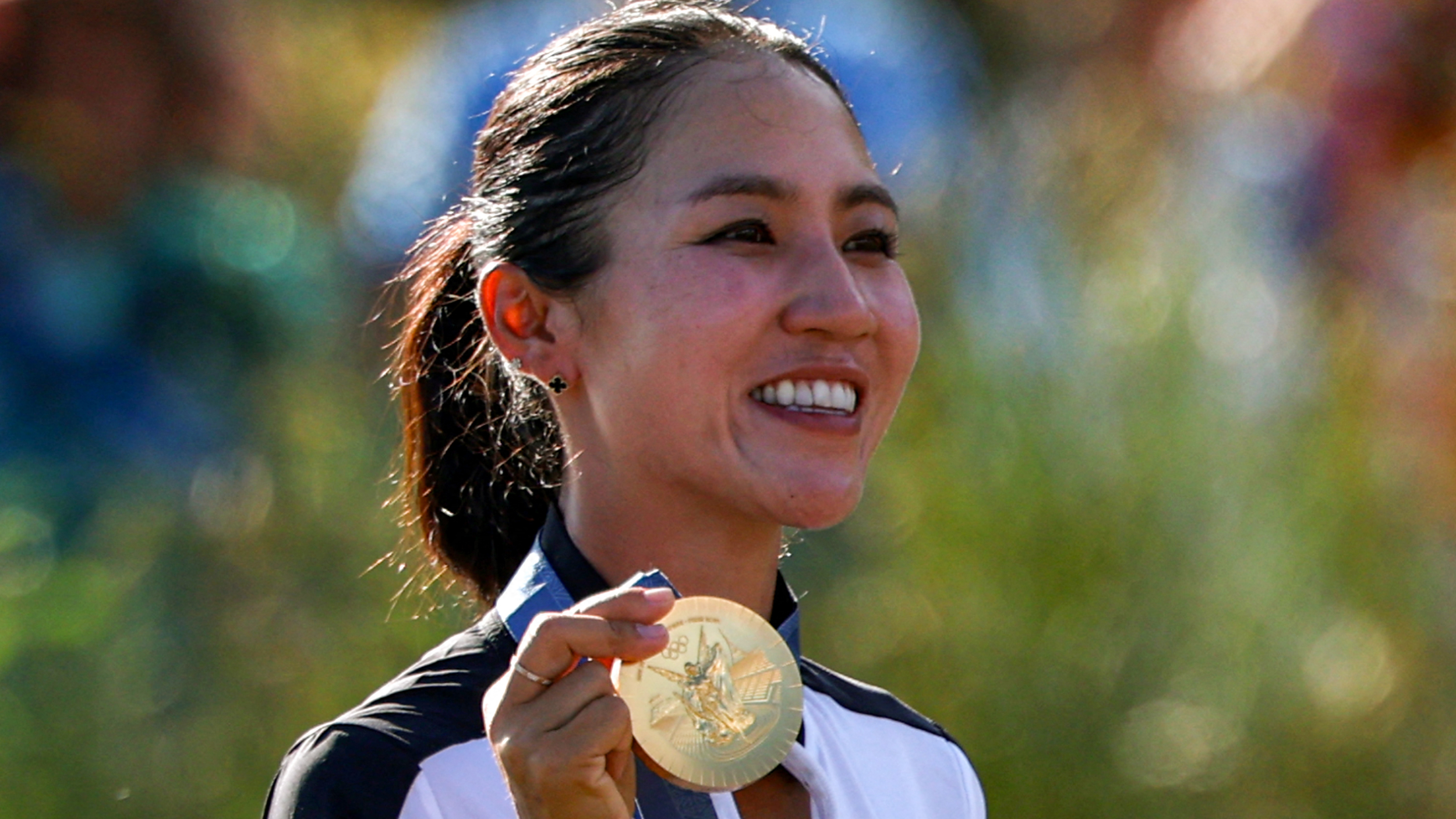 Lydia Ko with the Olympics gold medal