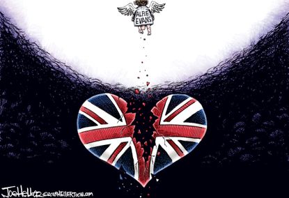 Editorial cartoon U.S. Alfie Evans Britain