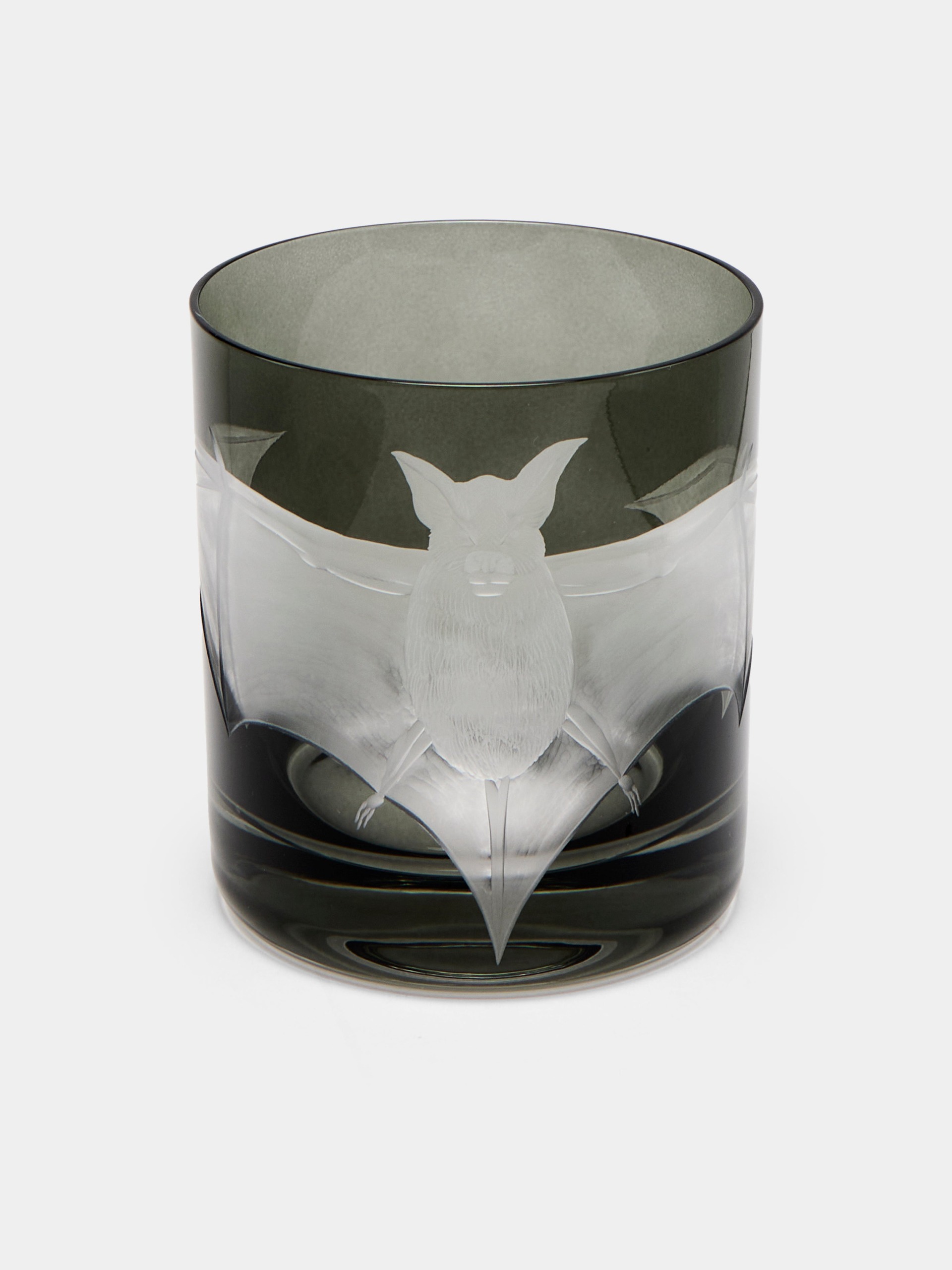 Cabinet of Curiosities Hand-Engraved Crystal Double Old Fashioned Tumbler (12.5oz/365ml)