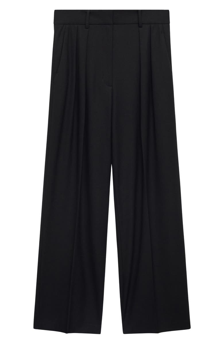 Pleated Wide Leg Pants