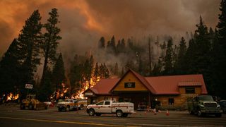 Firefighters continue to tackle the Caldor fire as it creeps closer to South Lake Tahoe