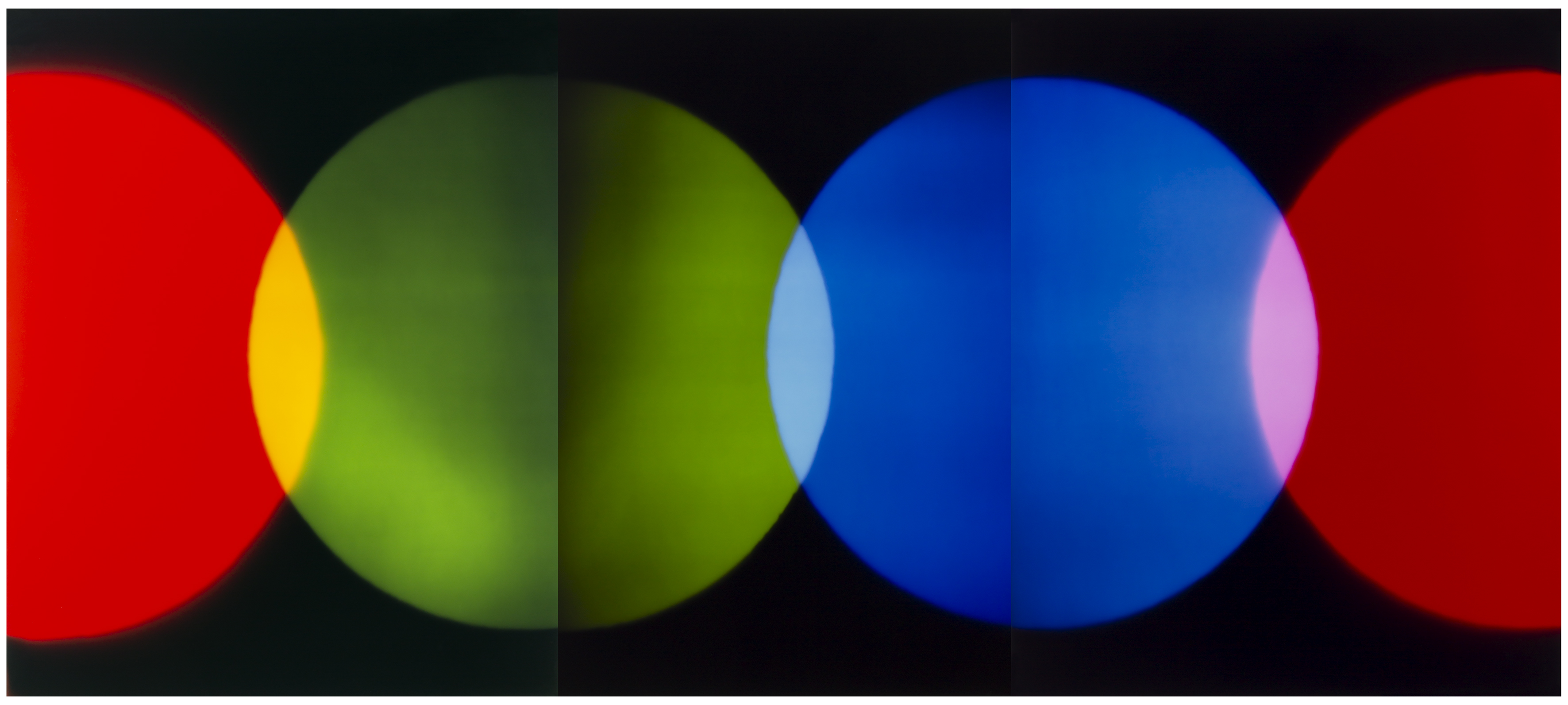 brightly coloured light