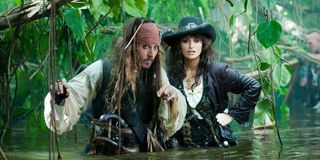 Johnny Depp and Penelope Cruz in official Pirates of the Caribbean: On Stranger Tides still