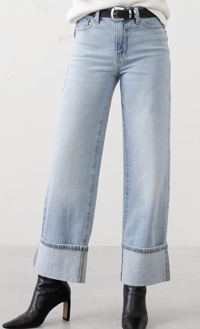 Banana Republic Factory, Straight High-Rise Jean (Was $100)