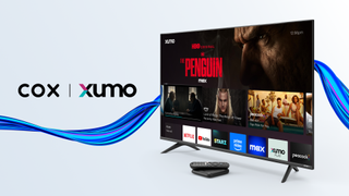 TV with Cox and Xumo logos