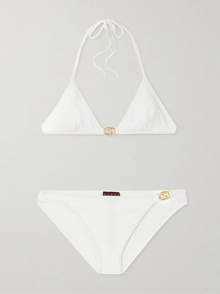 Embellished Triangle Bikini