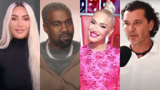 Kim Kardashian on The Kardashians, Kanye West on Keeping Up with the Kardashians, Gwen Stefani on The Voice and Gavin Rossdale on the Not So Hollywood podcast.