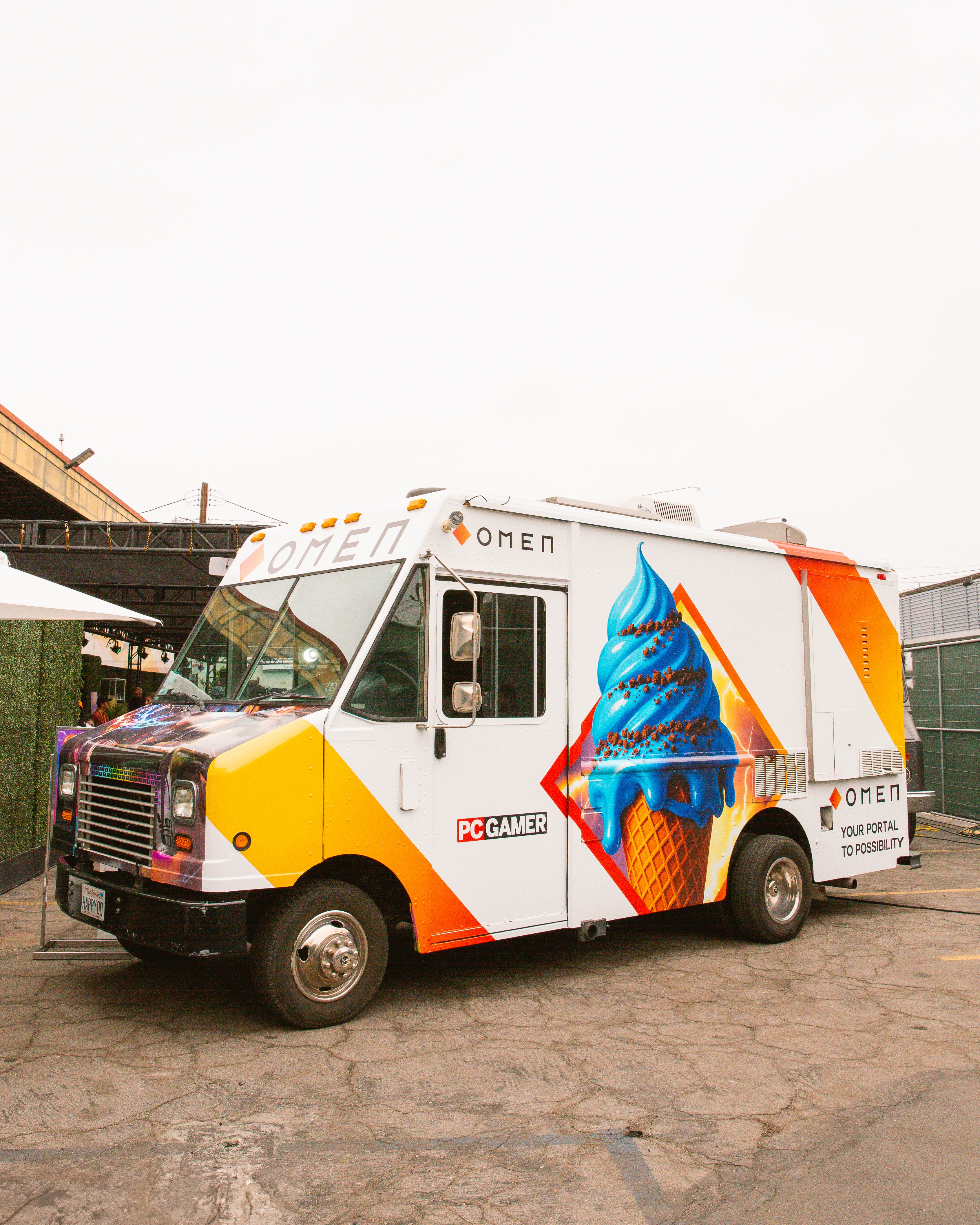 The OMEN - PC Gamer Ice Cream Truck event at Summer Game Fest