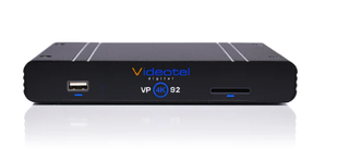 The Videotel media player.