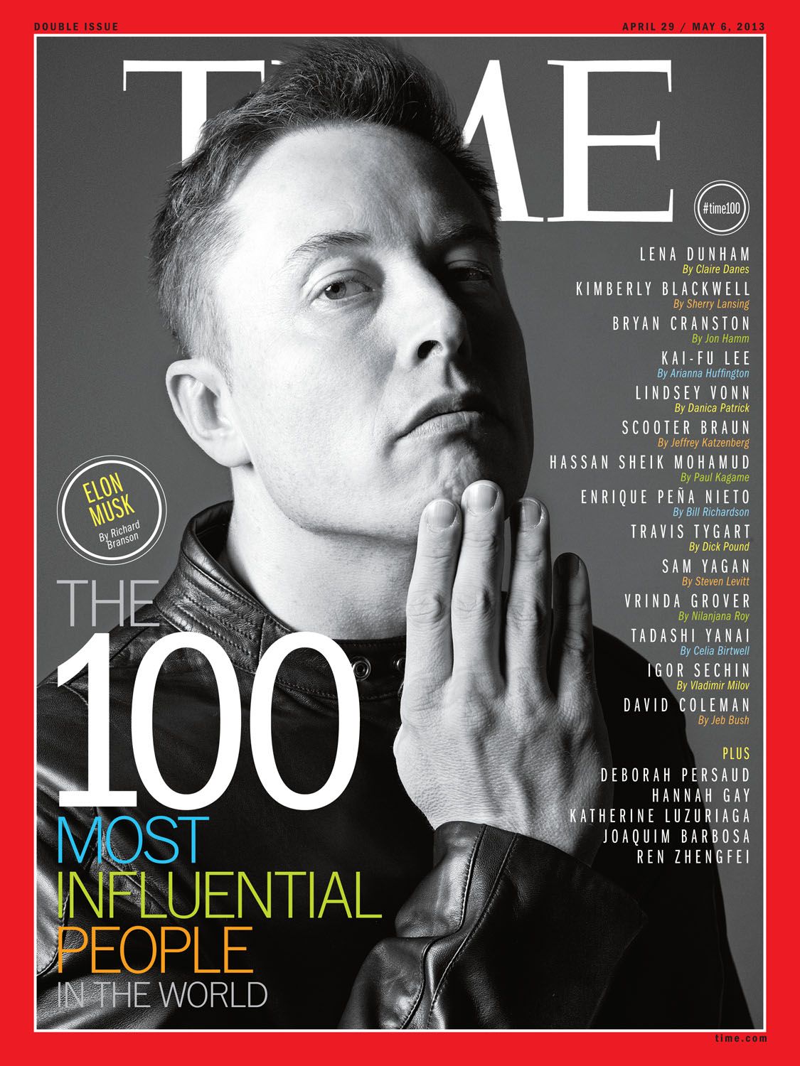 Elon Musk Time cover