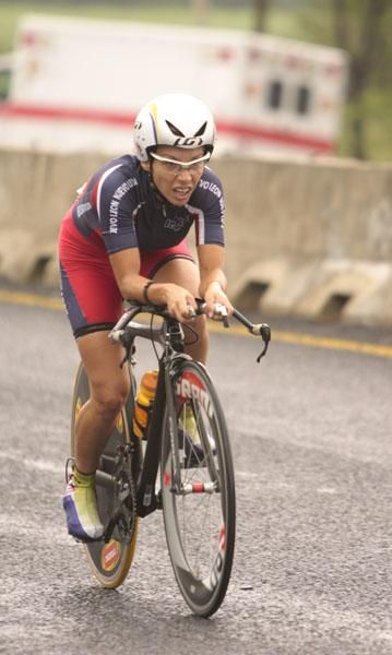 Ver&oacute;nica Leal on her way to the Mexican time trial title win.