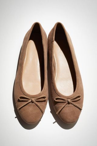 Leather Ballet Pumps