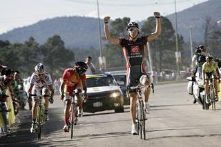 Rui A. Da Costa (Caisse d'Epargne) wins stage three in Guachochi.