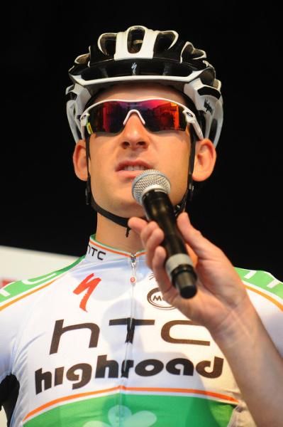 Matthew Brammeier (HTC-Highroad) says hello
