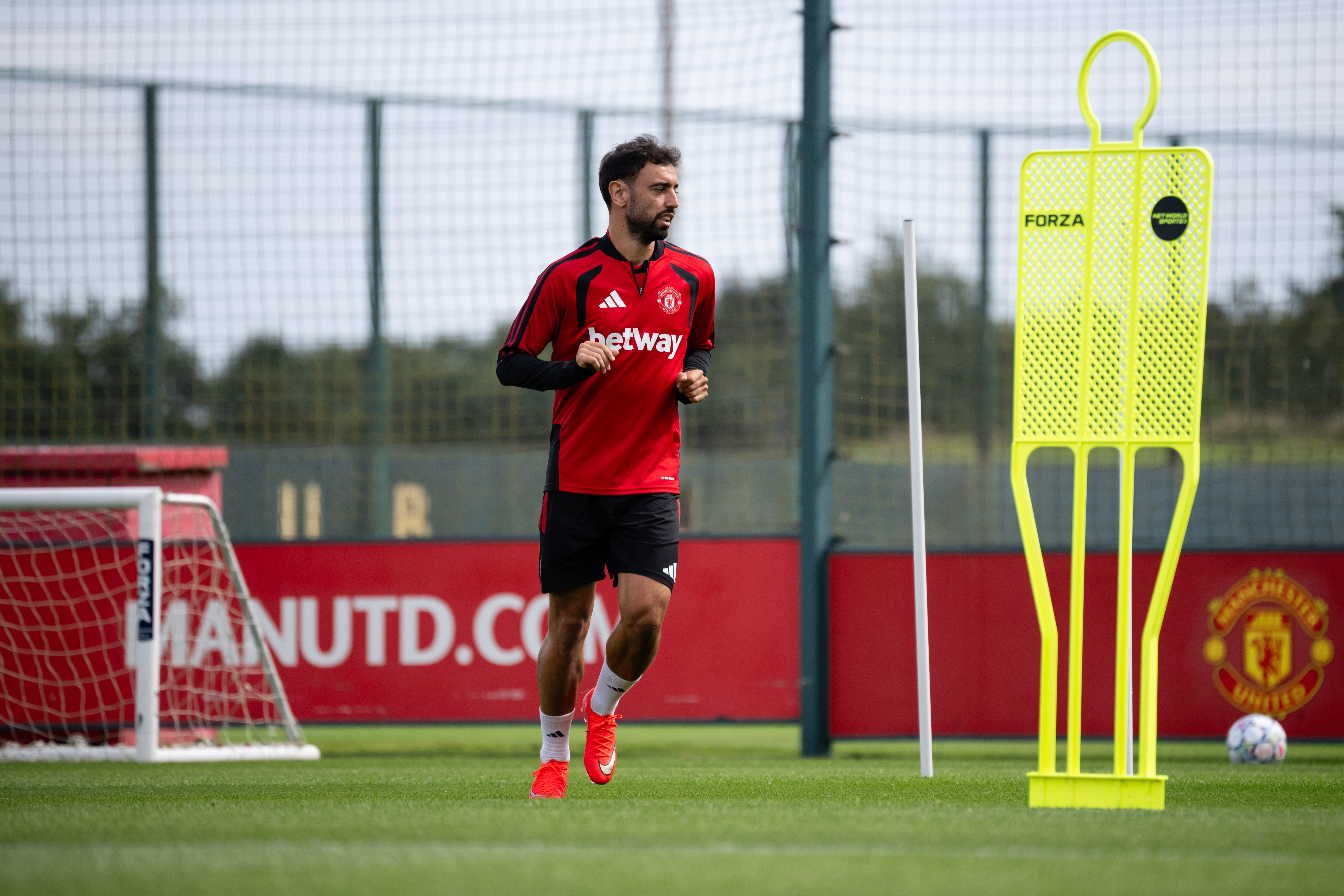 Man Utd skipper Bruno Fernandes is back at Carrington