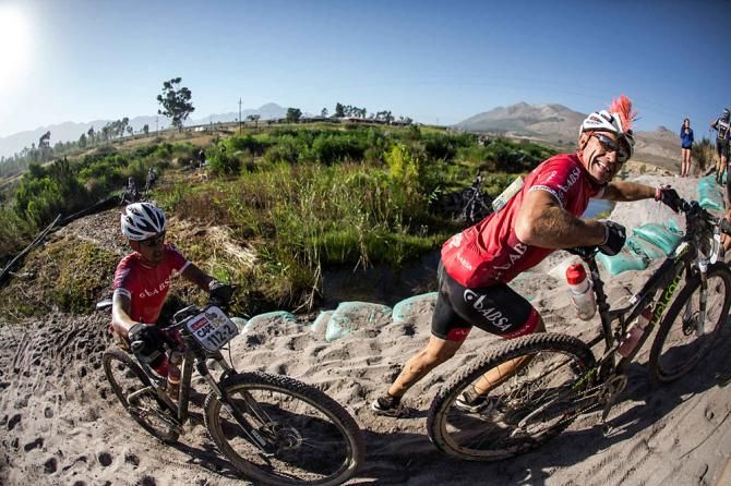 Joel Stransky and his partner
