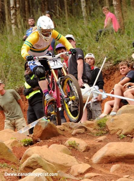 Pietermaritzburg World Cup winner Tracey Hannah (Hutchinson United Ride)
