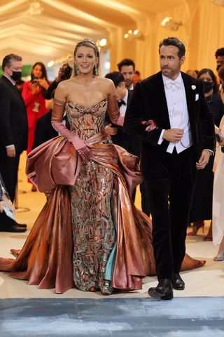 Met Gala Co-Chairs Blake Lively and Ryan Reynolds attend The 2022 Met Gala