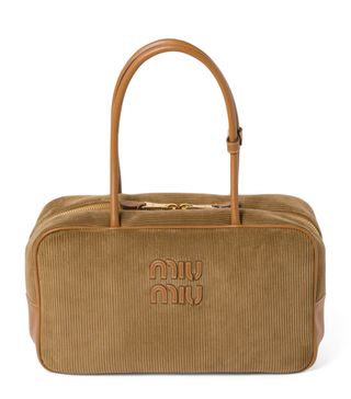 Corduroy Beau Top-Handle Bag