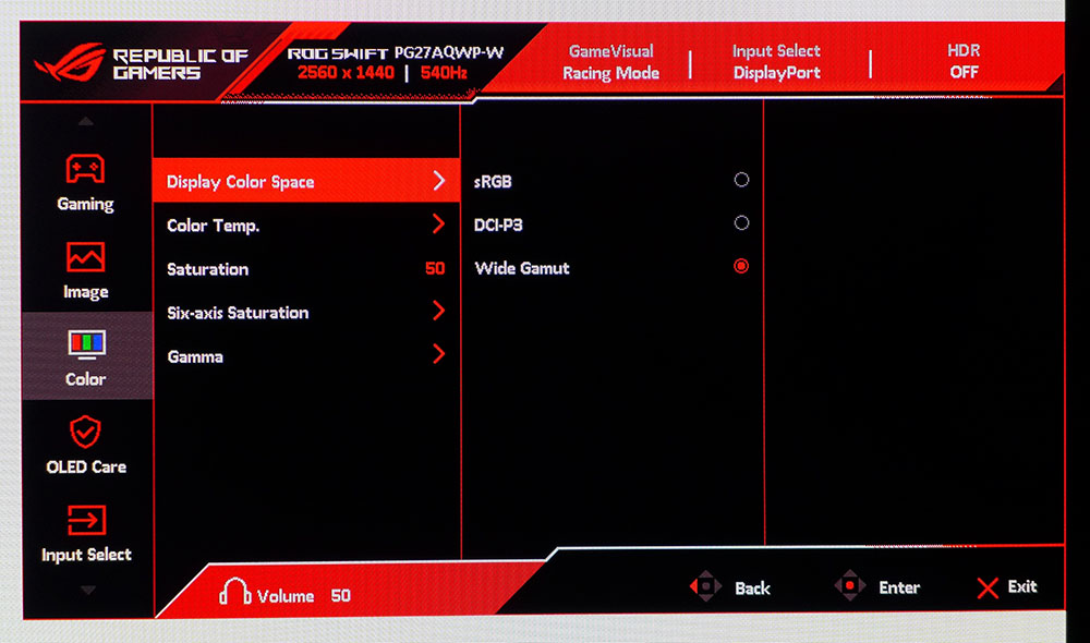 Asus ROG Swift PG27AQWP-W