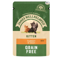 James Wellbeloved Kitten Grain-Free Turkey in Gravy | Amazon